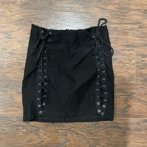 Forever 21 lace up skirt